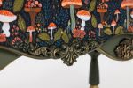 Woodland Console Table with Hand-Painted Mushroom Motif | Tables by Birds and Gardens Inc. Item made of wood works with boho & country & farmhouse style