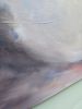 Under the curving sky - Warm earthy abstract landscape | Oil And Acrylic Painting in Paintings by Jennifer Baker Fine Art. Item made of linen works with contemporary style