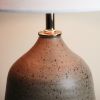 Table Lamp 2 in Slate | Lamps by Pyre Studio. Item composed of cotton and brass