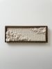 Woven wall art frame (Beach Cliff 007) | Tapestry in Wall Hangings by Elle Collins. Item composed of oak wood and cotton in minimalism or mid century modern style