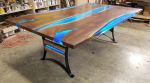 Epoxy Dining Table, Epoxy Resin Table, Epoxy Wood Table | Tables by Innovative Home Decors. Item made of wood works with country & farmhouse & art deco style