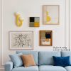 Divine Yellow Duo lamp with glass lamp shades | Sconces by Light and Fiber. Item composed of steel and glass in mid century modern or contemporary style