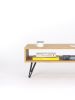 KUUB - Modern coffee table, media console, entertainment | Tables by Mo Woodwork. Item composed of wood & steel