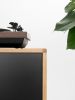 HEIM -Mid century sideboard, modern credenza, black tv stand | Storage by Mo Woodwork | Stalowa Wola in Stalowa Wola. Item composed of oak wood compatible with minimalism and mid century modern style