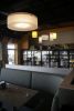 Large Double Shade | Chandeliers by CP Lighting | Mamaroneck Public Library in Mamaroneck. Item composed of synthetic
