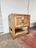 Custom Single Sink Vanity | Countertop in Furniture by Limitless Woodworking. Item made of maple wood works with mid century modern & contemporary style