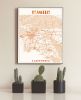 Vintage Los Angeles Map | Prints by Capricorn Press. Item composed of paper compatible with contemporary and art deco style