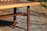 Nakashima-Inspired Spindle Back Bench in Black Walnut | Benches & Ottomans by Miikana Woodworking. Item made of walnut