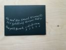 Envelope Calligraphy | Signage by Paper Cliché