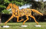 Silhouette Herd | Public Sculptures by Wendy Klemperer Art Inc | Davie Pine Island Park in Davie. Item made of steel