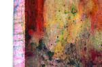 St. Croix 4 - Coral | Mixed Media by Virginia Bradley Art. Item composed of synthetic