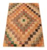 Vintage Zeki Müren Rug with Polychromatic Diamond Geometric | Area Rug in Rugs by Rug and Kilim