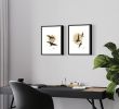 drawing in a minimalist style from the Silhouettes series. F | Paintings by Oplyart. Item composed of paper in minimalism or contemporary style
