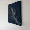 Wall Tapestry Emergence | Wall Hangings by Yulia Tishchenko. Item made of wood & cotton compatible with minimalism and contemporary style