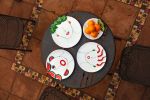 Riccardo plate with reliefs | Dinnerware by Patrizia Italiano. Item made of ceramic