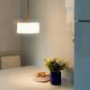 Porcelain Pendant Discus | Pendants by Bergontwerp. Item made of fabric with ceramic