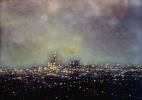 Abu Dhabi Skyline | Oil And Acrylic Painting in Paintings by Dennis Ekstedt | The St. Regis Abu Dhabi in Abu Dhabi. Item made of canvas with synthetic