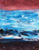 Evening Sky Over the Glacier | Oil And Acrylic Painting in Paintings by Simona Gocan. Item made of canvas compatible with contemporary style