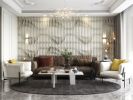 LEDA - Wall & Ceiling Panel | Paneling in Wall Treatments by Mikodam Design. Item composed of oak wood & wool compatible with minimalism and mid century modern style
