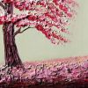 Stillness of Spring Original Blossom Tree Painting | Oil And Acrylic Painting in Paintings by DaggArt. Item composed of canvas