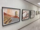 Elvira M. Dayel | Drawings by Elvira Dayel | Redwood City Court in Redwood City. Item made of paper