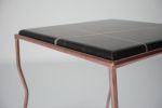 Forma Prima – Noir Spazzolato e Rame side table | Tables by DFdesignLab - Nicola Di Froscia. Item made of copper & marble compatible with contemporary and modern style