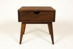 Abymini | Nightstand in Storage by Curly Woods. Item composed of oak wood compatible with mid century modern style
