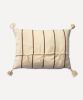 Rayas Stripe Zinacantán Cushion (Neutral) | Pillows by Routes Interiors. Item made of cotton compatible with boho and minimalism style
