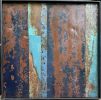 Transfigure #2 BLUE (wall hanging) | Wall Sculpture in Wall Hangings by GREG MUELLER. Item made of metal compatible with contemporary and industrial style
