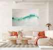I dreamt of the sea - Abstract seascape painting | Oil And Acrylic Painting in Paintings by Jennifer Baker Fine Art. Item composed of canvas in contemporary or coastal style
