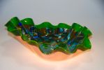Fused Ruffle Large Bowls | Decorative Bowl in Decorative Objects by Rick Strini. STRINI ART GLASS. Item made of glass