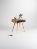 KUUB -Mid century modern nightstand, bedside table, end tabl | Tables by Mo Woodwork. Item composed of oak wood compatible with minimalism and mid century modern style