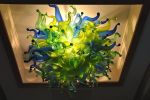 Pololena Chandelier SOLD | Chandeliers by Rick Strini. STRINI ART GLASS. Item made of glass