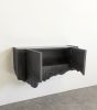 Ledge 40" Console | Storage by Simon Johns | Piers 92/94 in New York. Item made of wood & glass