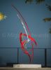 Ascent sculpture | Public Sculptures by Miguel Edwards | Bellevue City Hall in Bellevue. Item composed of steel & glass