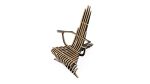 Peak Lounge Chair & Footstool - Black | Chairs by Peter Qvist | Havreholm Slot in Hornbæk. Item composed of wood