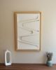 No. 113 Japandi Plaster Wall Relief - Scandinavian Decor | Wall Sculpture in Wall Hangings by Joseph A