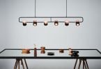 Ling Pendant 6 | Pendants by SEED Design USA. Item composed of steel and glass