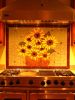 Sunflower Backsplash | Mosaic in Art & Wall Decor by Gila Mosaics Studio. Item made of stone
