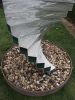 Twist of Life | Public Sculptures by Brian Schader. Item made of steel with glass