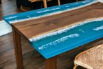 Epoxy Dining Table, Epoxy Resin Table, Epoxy Wood Table | Tables by Innovative Home Decors. Item made of wood works with country & farmhouse & art deco style