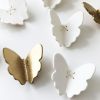 Flutter - Handmade Butterfly Wall Art In Porcelain | Art & Wall Decor by Elizabeth Prince Ceramics