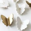 CUSTOM ARTWORK Multi Listing - 3D Butterfly wall art | Wall Sculpture in Wall Hangings by Elizabeth Prince Ceramics. Item made of ceramic works with contemporary & japandi style