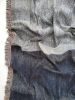 Dark Seas - Jacquard Woven Throw Blanket | Linens & Bedding by Jessie Bloom Studio. Item composed of cotton compatible with boho and minimalism style