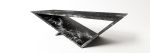 Time/Space Portal Coffee Table in Black Stone | Tables by Neal Aronowitz