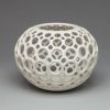 Lace Orb Vessel Small | Decorative Bowl in Decorative Objects by Lynne Meade. Item composed of stoneware