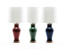 Gabrielle Baluster Porcelain Lamp | Table Lamp in Lamps by Lawrence & Scott | Lawrence & Scott in Seattle. Item made of linen with stoneware