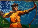 Mural | Street Murals by Heesco | Regency Residence in Ulaanbaatar. Item made of synthetic