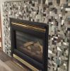 Tile Fireplace Surround | Mosaic in Art & Wall Decor by JK Mosaic, LLC. Item composed of ceramic