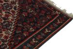 1950s Vintage Senneh Kilim in Red, Blue & White Tribal | Area Rug in Rugs by Rug and Kilim
